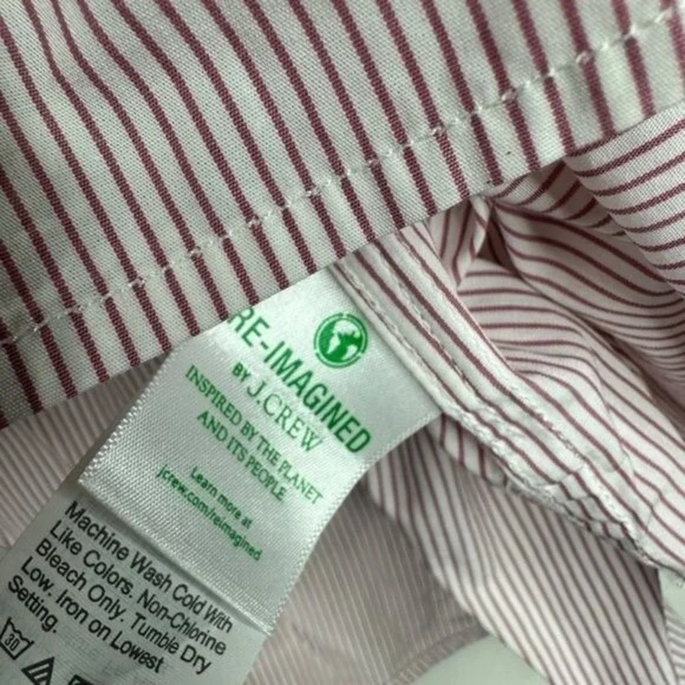 J. Crew Classic Tie-Top Button Down Shirt Size 24